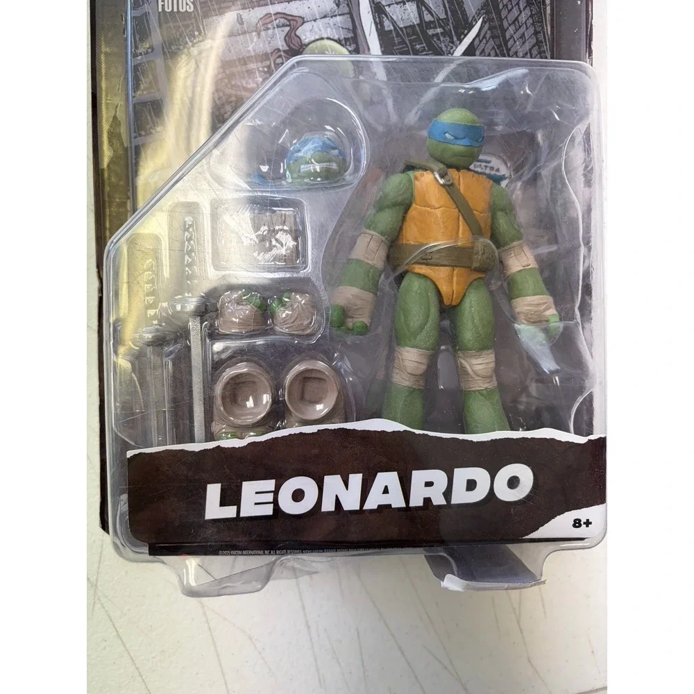McFarlane Toys Page Punchers Teenage Mutant Ninja Turtles Leonardo New w Bx Dmg
